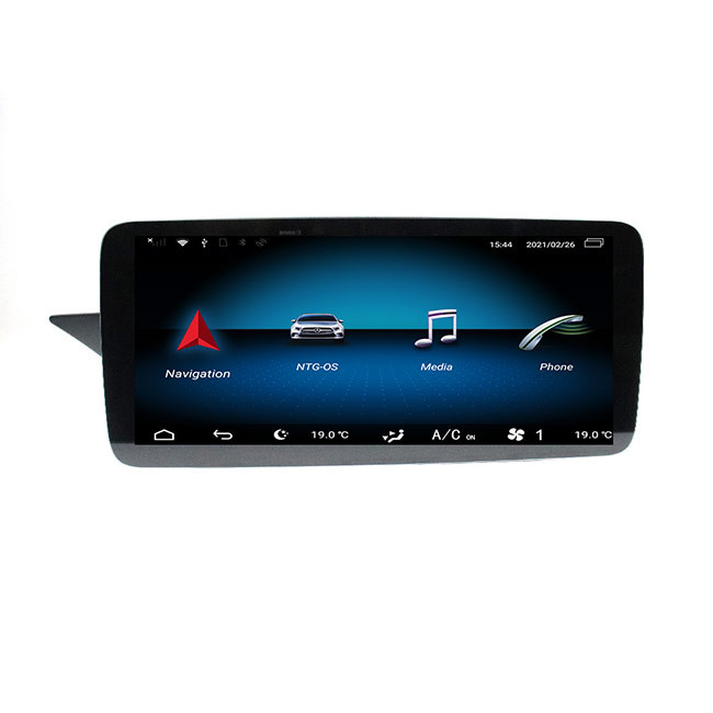 12.3inchベンツHead Unit Single Din Android 10.0 45V Car GPS Radio