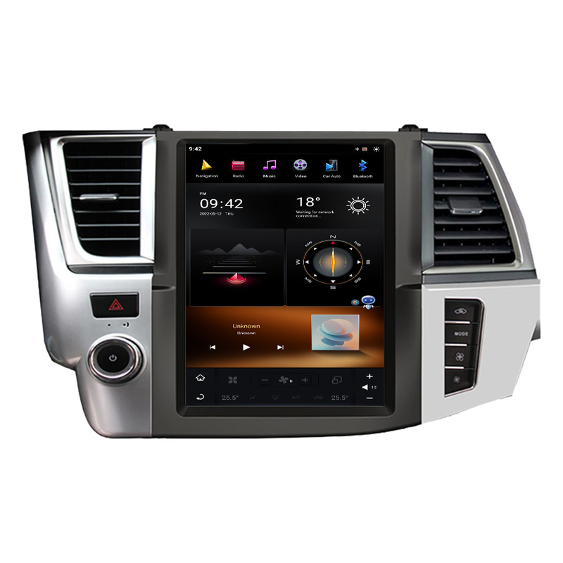 トヨタ・クルーガー2014-2021年のクアルコムOctaの中心のカー ラジオ プレーヤーAndroid11