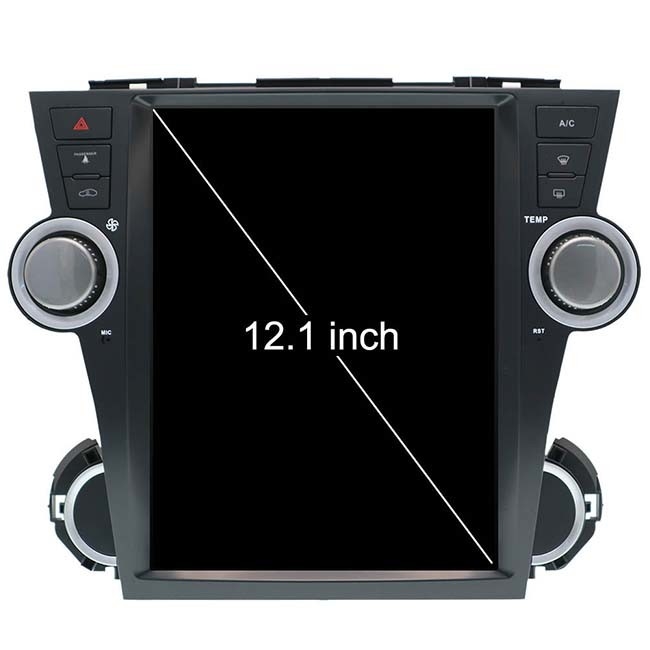 2013年のトヨタ・クルーガーAndroid Head Unit PX6 12.1のインチNavigation System