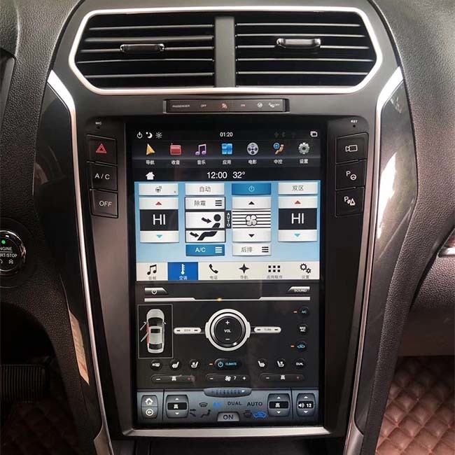 1280x720 Tesla Style Px6 Android Head Unit Double Din Car Stereo With土曜日Nav