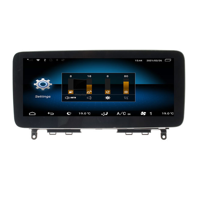 4G LTE 10.25 InchメルセデスC Class Stereo Single Din 64GB Android 10 System