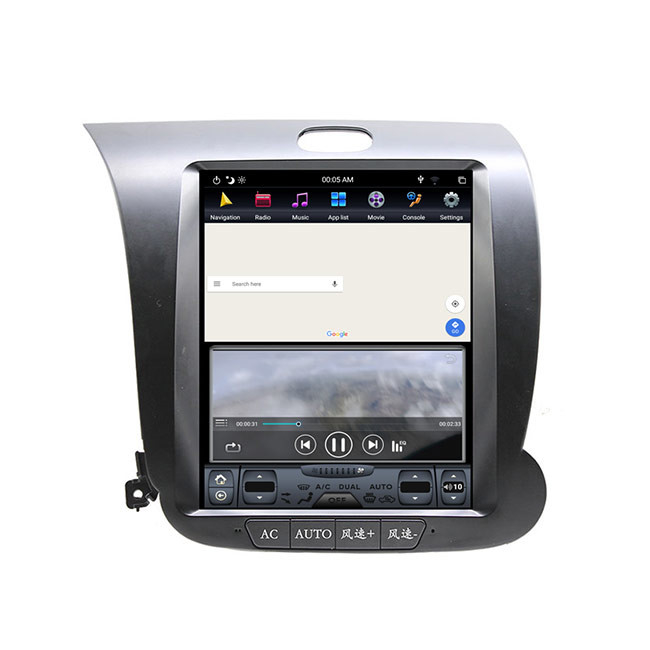 64G PX6 KIA人間の特徴をもつCarplay Bluetooth Tesla様式のカー ラジオ10.4インチ