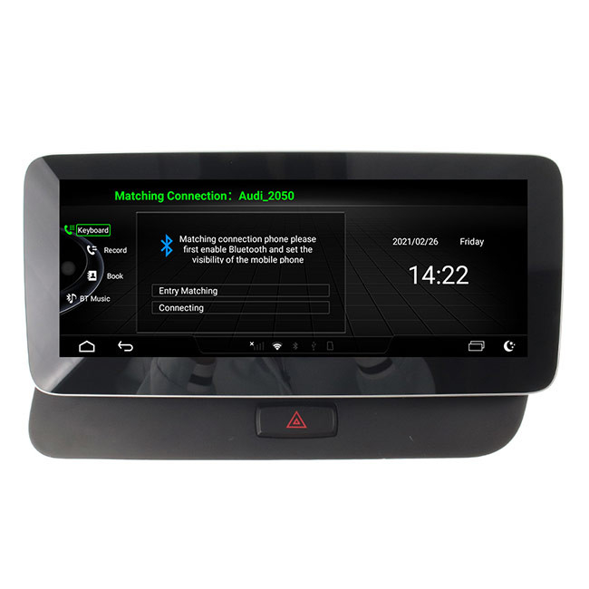 128GB Q5 AUDI Carplay人間の特徴をもつ自動GPSの地図10.25インチの自動車ナビゲーション・システム